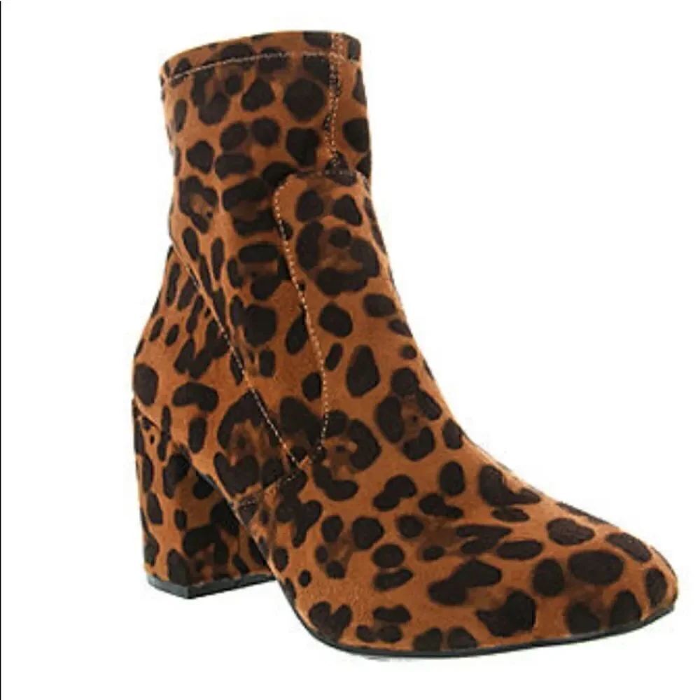 Sugar Womens Itsie Stacked Heel Booties